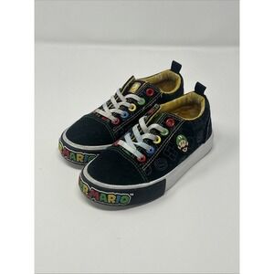 Ground Up Nintendo Super Mario & Luigi Low Top Lace Sneakers Kids Size 12
